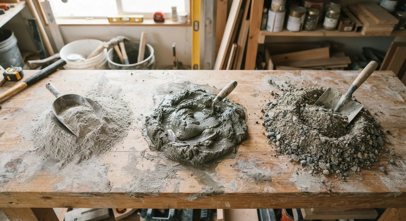 Concrete, Mortar, and Cement: The Differences That Matter on a Build
